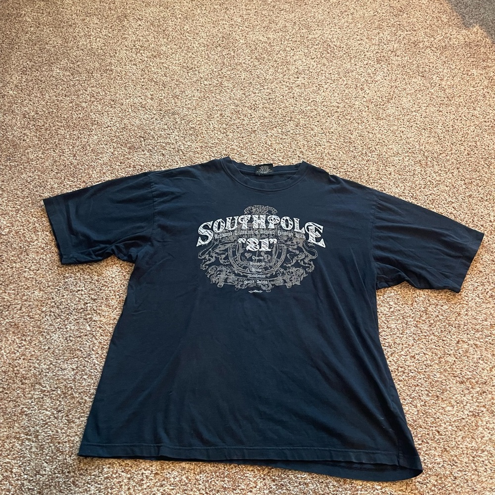 South Pole Men's Navy Graphic Tee